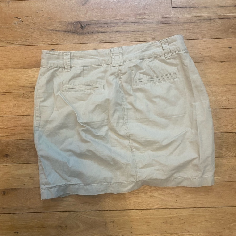 Ann Taylor Loft Khaki Button Up Skirt ⭐️ - Picture 5 of 5